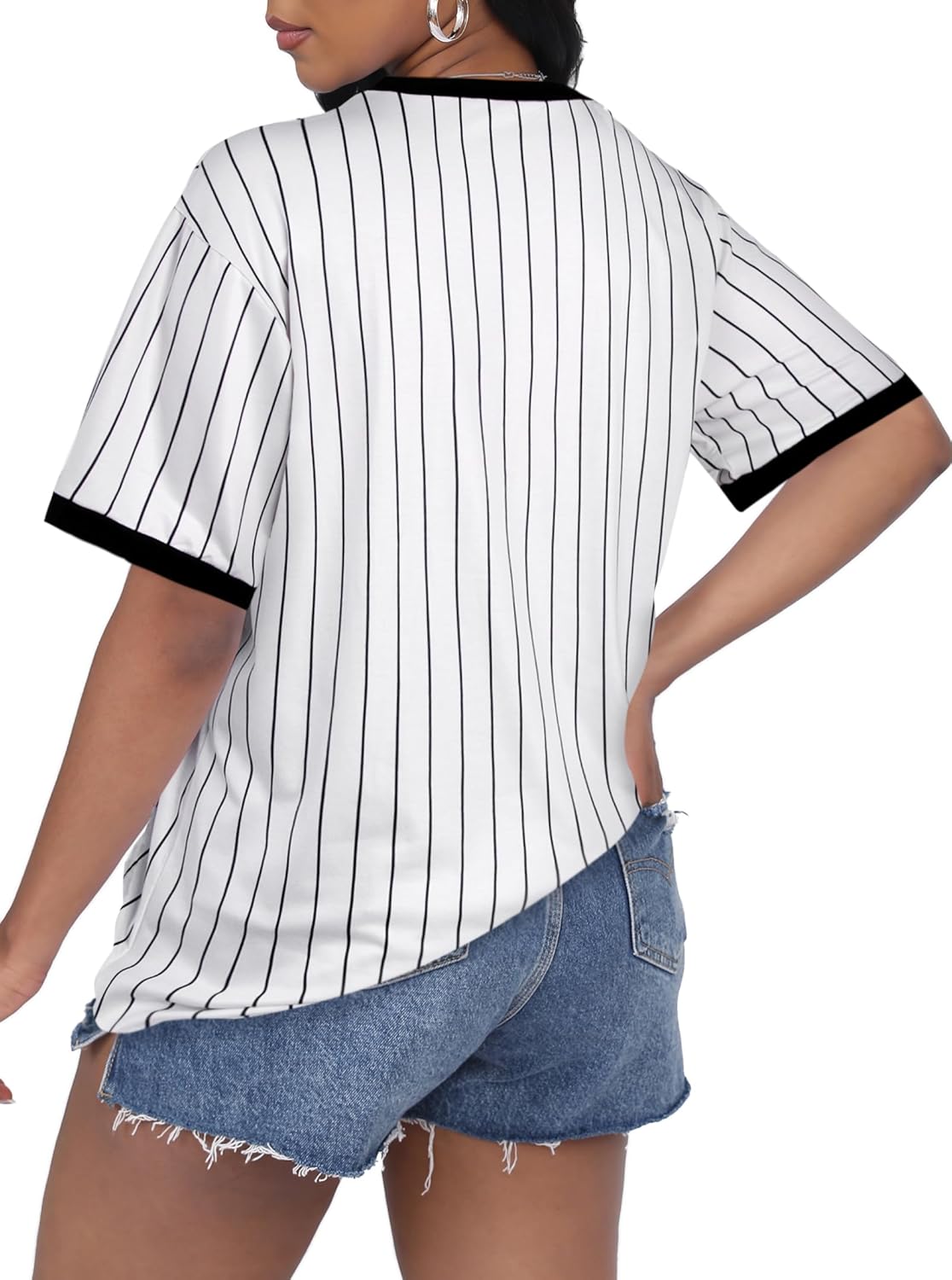 Hilinker Women's Oversized T Shirt Graphic Tees Short Sleeve Shirts Summer Casual Loose Tops - Image 2