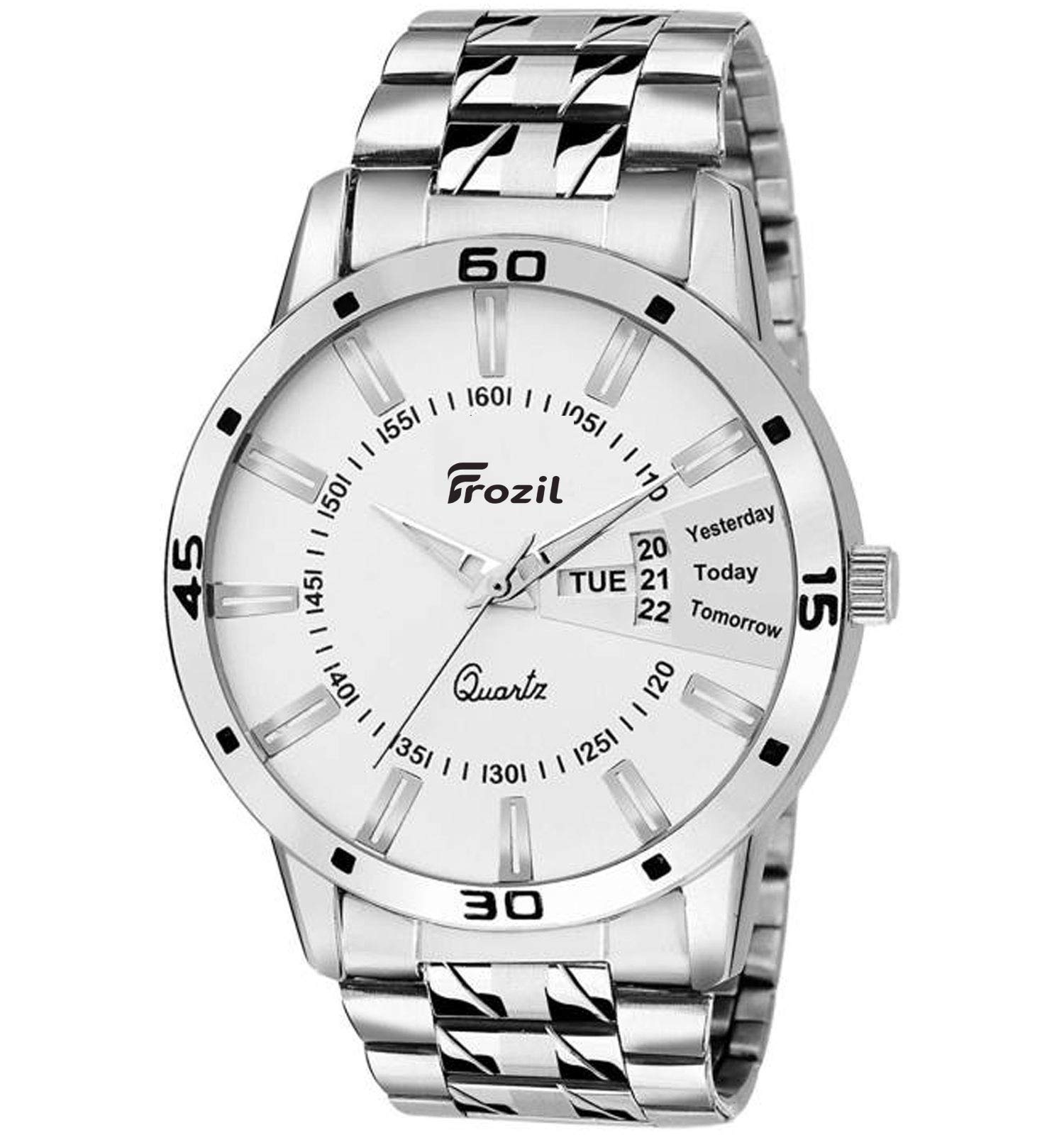 FROZIL Analogue White Day Date Dial Watch for Boys and Men(EG-M-108) (B085FQ5YJT) Amazon Price History, Amazon Price Tracker
