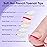 French Tip Toe Nail Tips Press on, Gellen Toe Nail Press ons Short Brighter Pastel, Chip-free Soft Gel Toe Nail Tips Full Cover Pre-designed for Fast Pedicure, 15 Sizes 150pcs Summer Fake Toenails