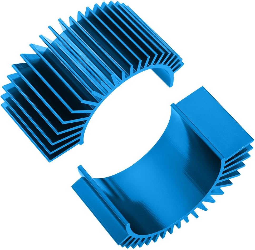 2-Pack HobbyPark Aluminum Electric Motor Heat Sink Cooling Fins for RS540 550 540 3650 Size RC Parts