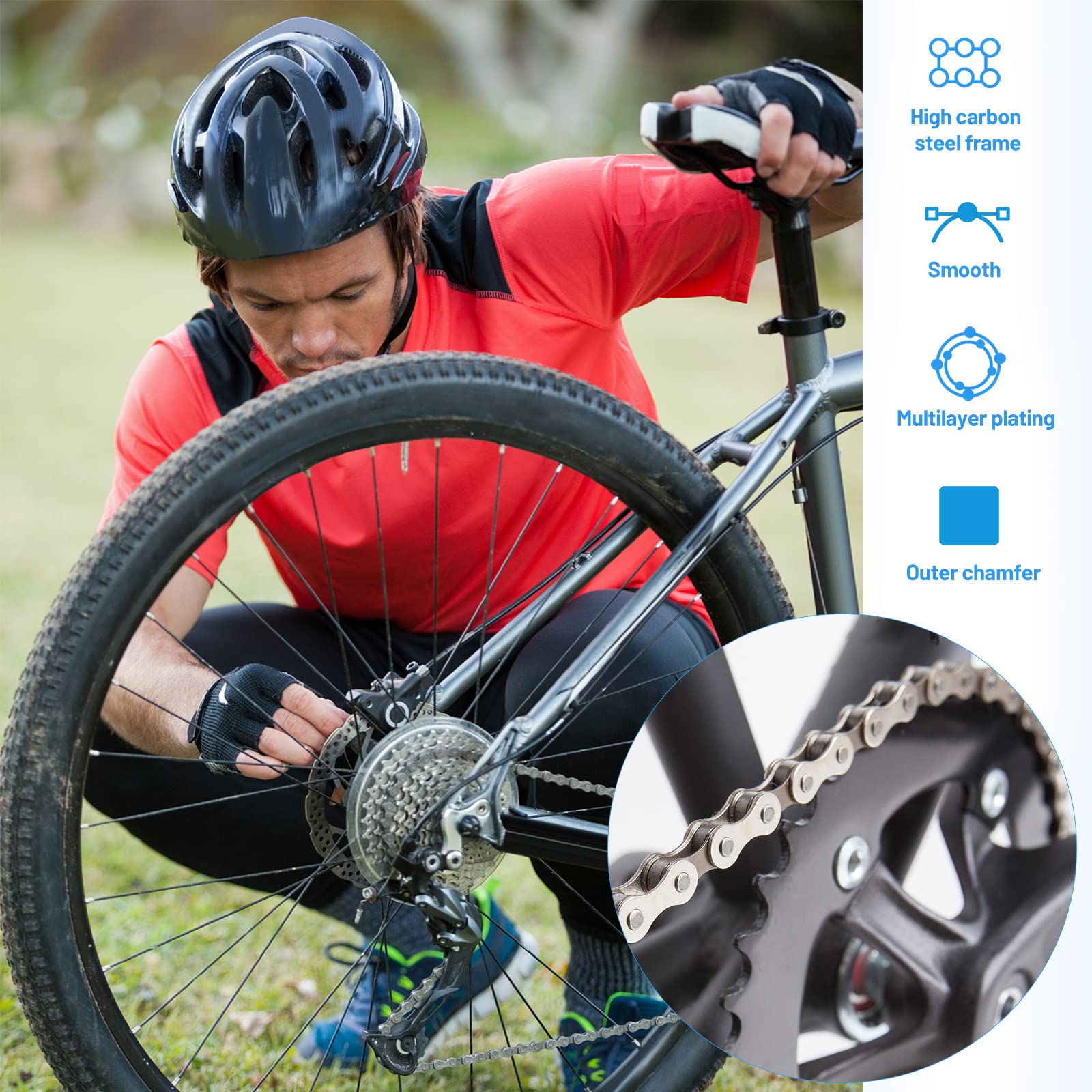 Accessori Bici Attrezzatura Per Mountain Bike Catene Spezzate Kit