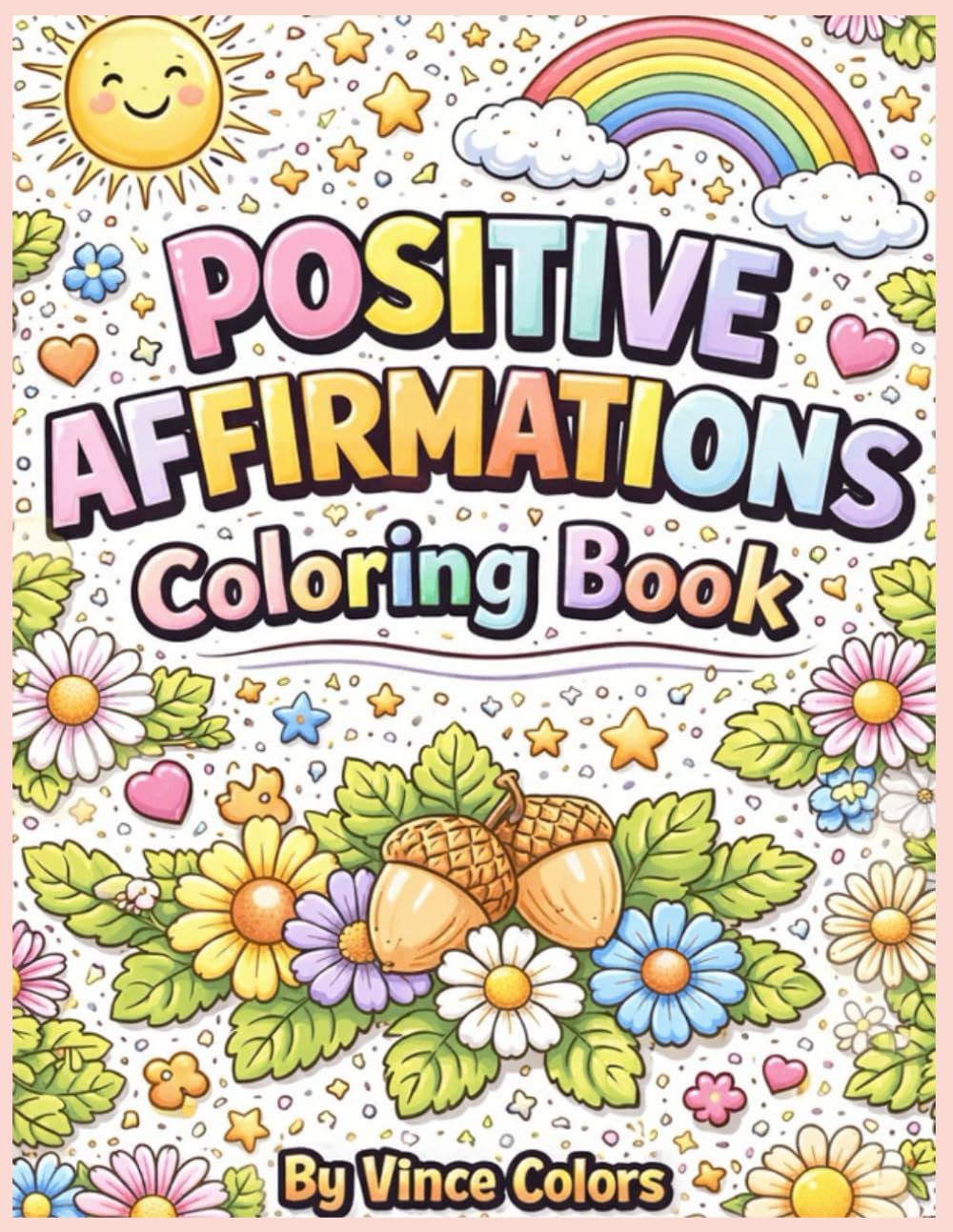 POSITIVE AFFIRMATIONS Coloring Book: Coloring Book for Kids Ages 3–8