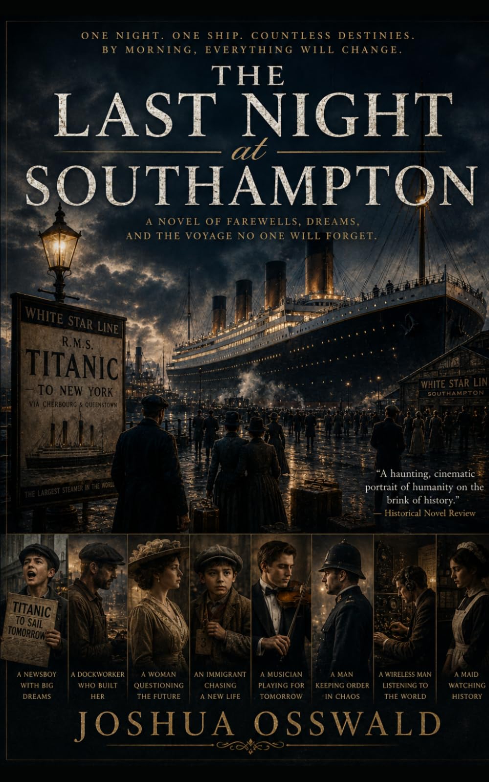THE LAST NIGHT AT SOUTHAMPTON: A Historical Novel of the Final Hours Before Titanic Sailed