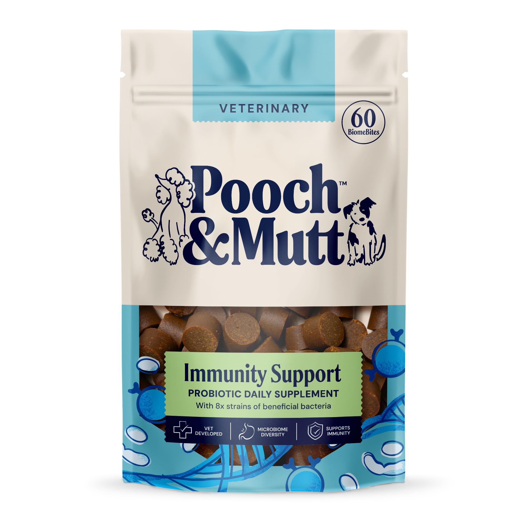 Pooch & Mutt - Immunity Support Supplement For Dogs, Helps Strengthen and Support The Immune System, 180g (Pack of 1)