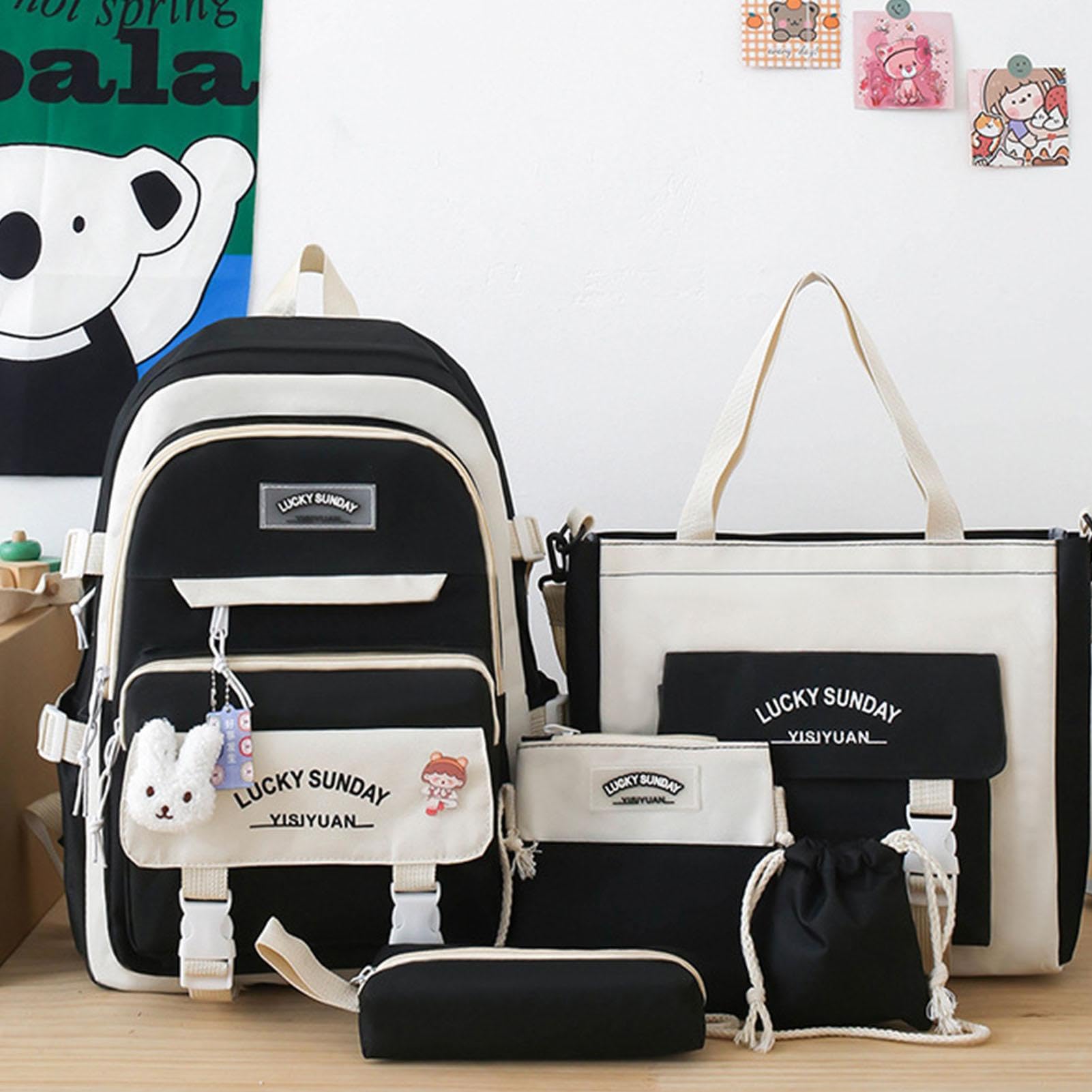 Kit Escolar Juvenil Set Combinado Mochila, Macuto Y Bolso Tote
