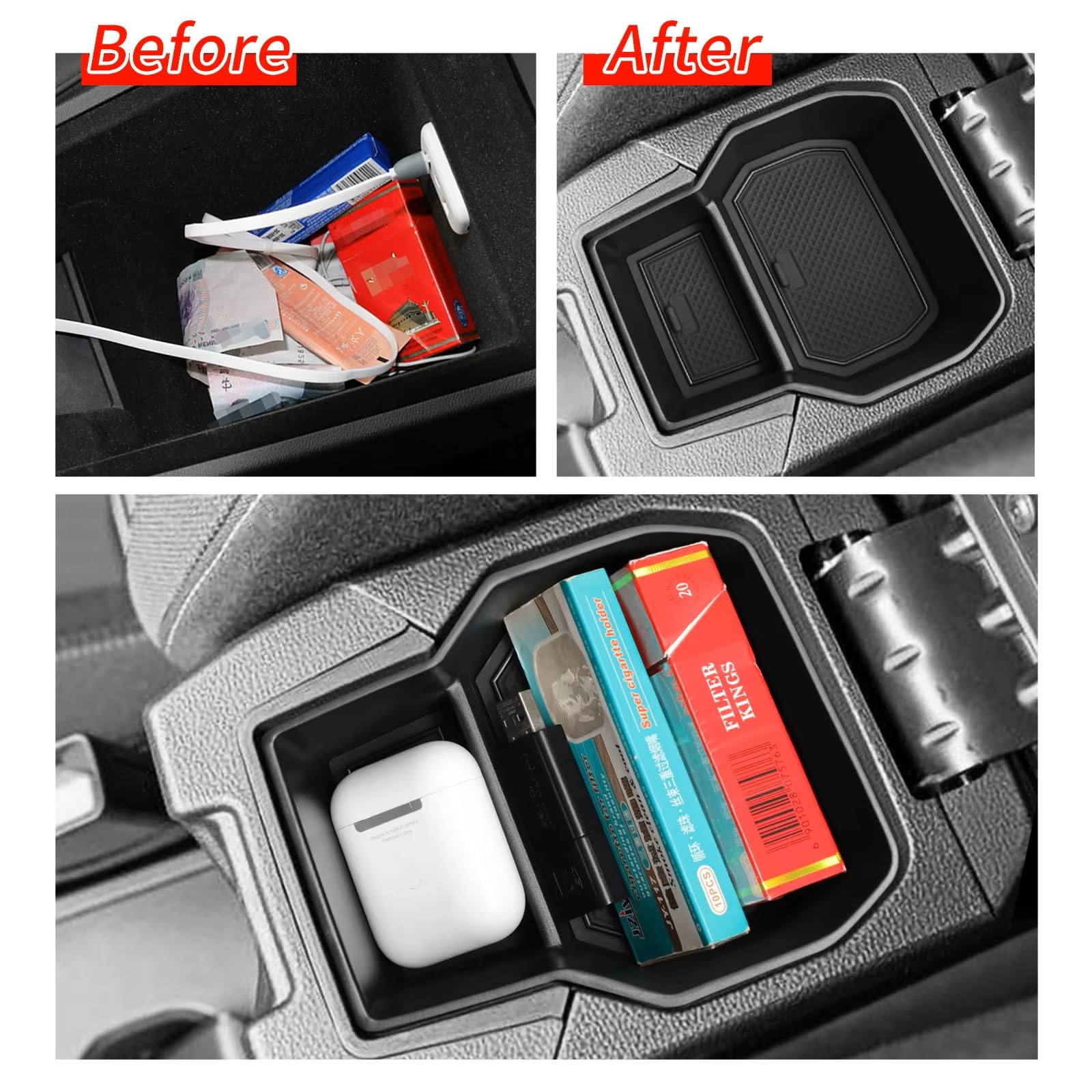 Armleuning-organizer compatibel met Dacia Jogger 2021-2024 2025