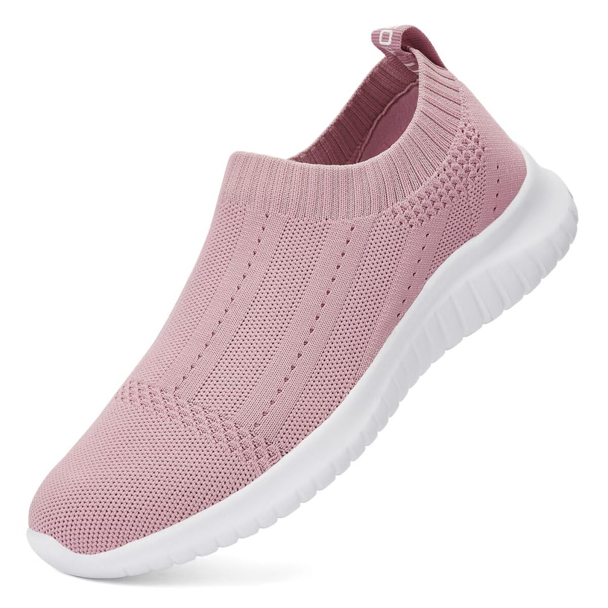 konhill Womens Slip On Sneakers Lightweight Knit Walking Shoes