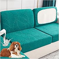 Vista 9 de Fundas de cojín para asiento de sofá, impermeables, de alta elasticidad, universal, elástica, fundas de cojín de repuesto para cojines individuales