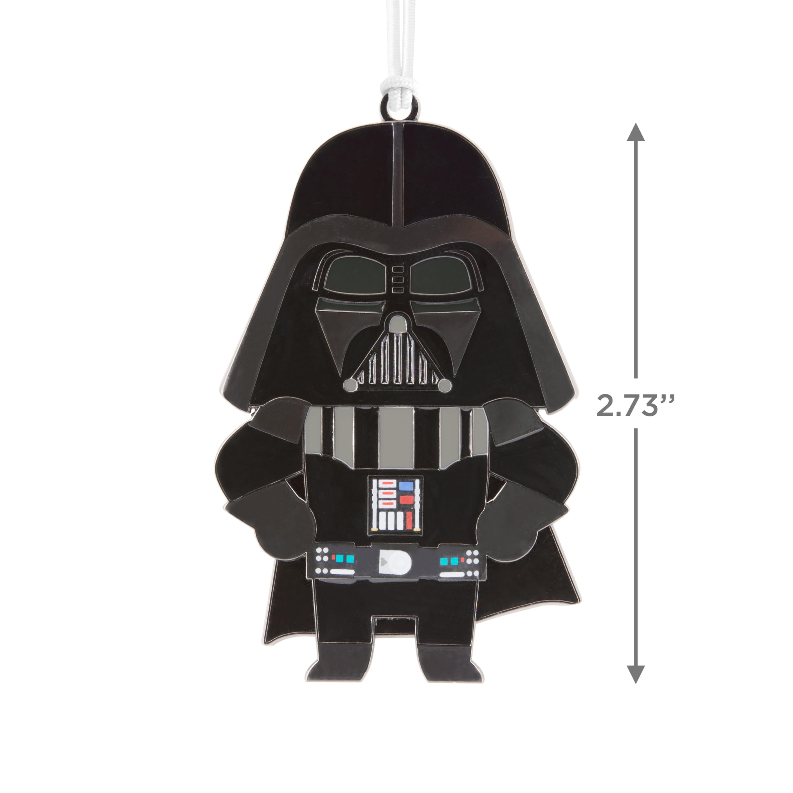 Hallmark Darth Vader metalowa ozdoba, dekoracja choinki z motywem Gwiezdnych Wojen, metalowa wisząca ozdoba, prezent na Boże Narodzenie