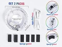 Vista 7 de Luces de rueda de bicicleta, luces de rueda de bicicleta para conducción nocturna, luz de radios de bicicleta con visibilidad de 360°, detección