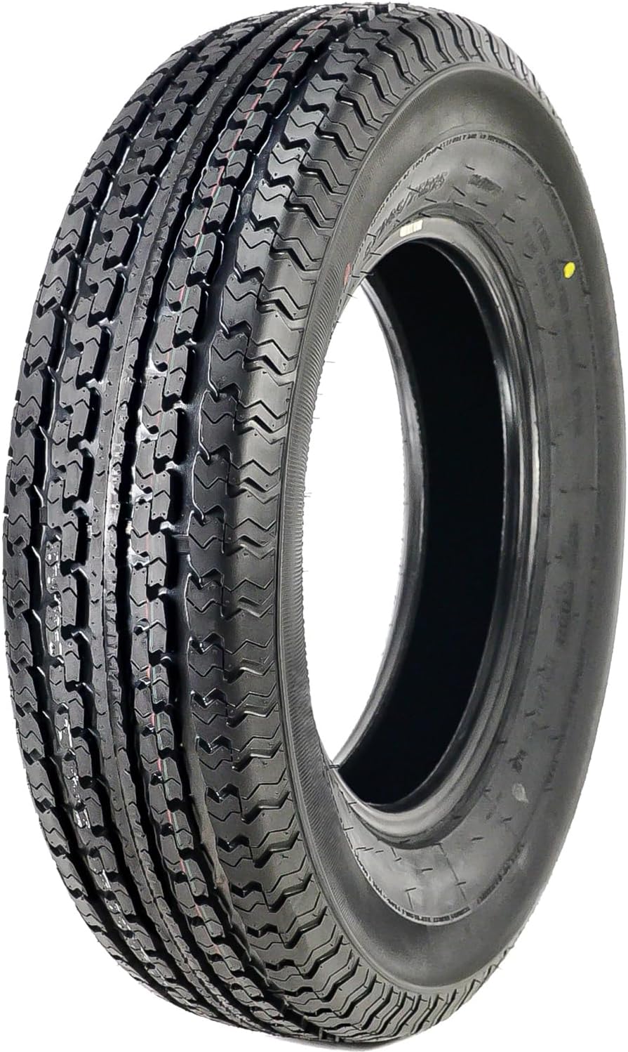 Mastertrack UN-203 Steel Belted Premium Trailer Radial Tire-ST225/75R15 225/75/15 225/75-15 117/112N Load Range E LRE 10-Ply BSW Black Side Wall