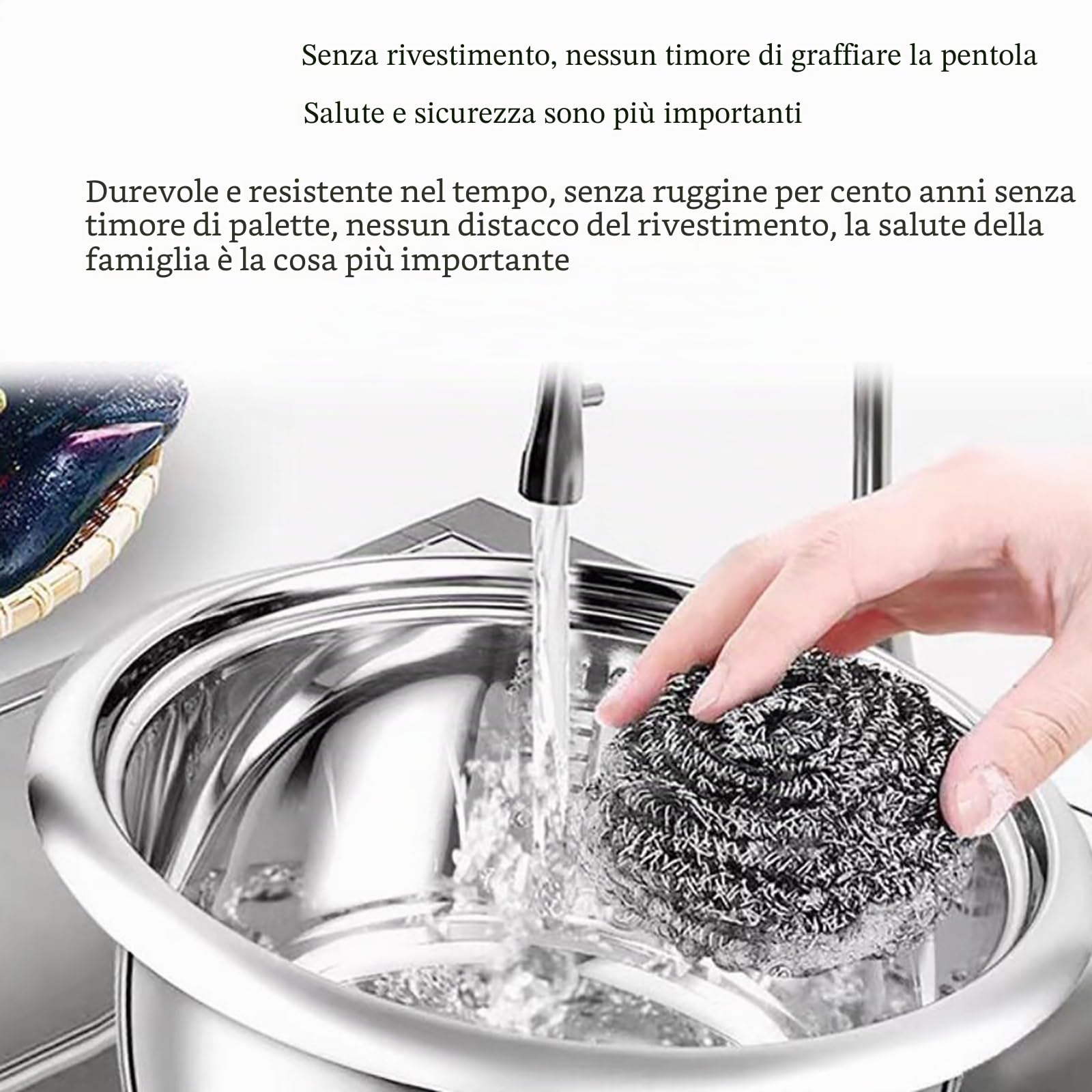 Cuociriso (2-6L) Pentola interna in acciaio inossidabile 304, isolamento intelligente, prepara riso e cibo a vapore e verdure, alimentazione 220-240V US/EU(4L)