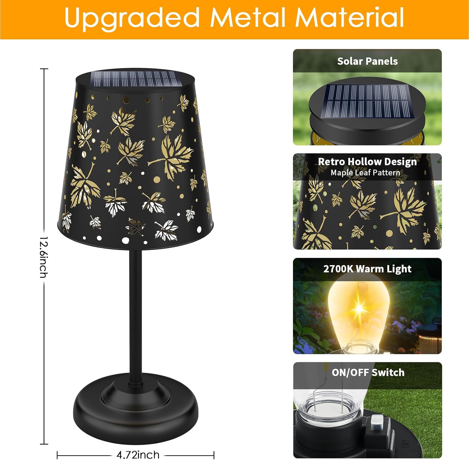 UBright Solar Table Lamp+Solar Lantern