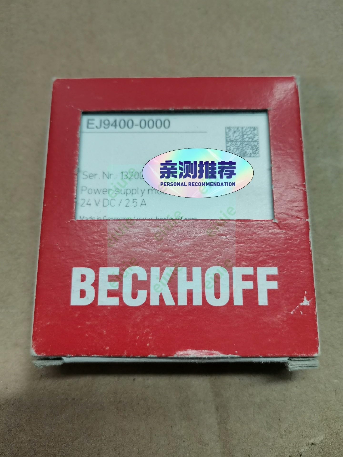 EJ9400 Remaining unutilized Spare Parts for Projects