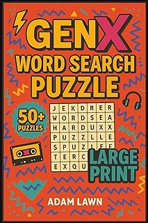 Gen X Word Search Puzzle