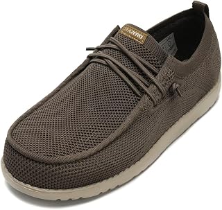 1TAZERO Wide Shoes for Men Slip on Shoes Casual Loafer with Arch Support Lightweight Walking for Elderly & Wide Feet Plantar Fasciitis