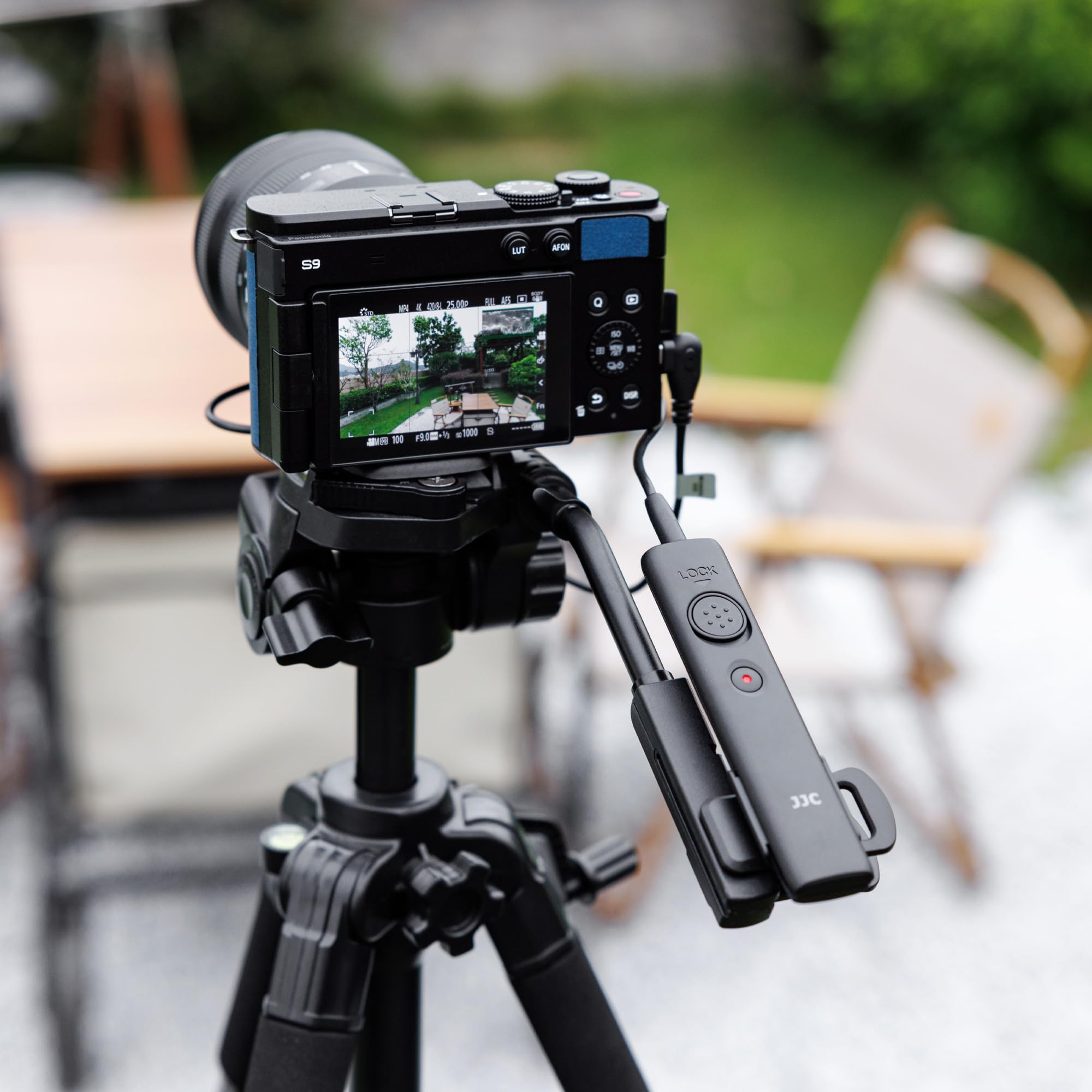 JJC Déclencheur à distance avec câble d'enregistrement vidéo pour appareil photo reflex numérique Panasonic LUMIX DC-ZS99(TZ99) S9/G100D