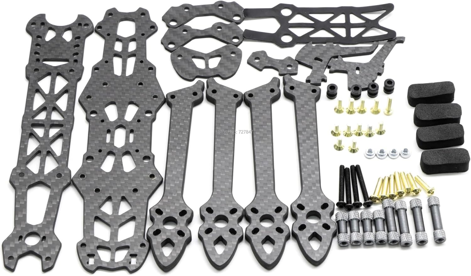 Mark4 FPV Racing Drone Quadcopter Freestyle Frame 5inch 225mm/7inch 295mm/8inch 375mm/10inch 473mm Fit for FPV Racing Drone Quadcopter Freestyle(Mark4 8inch 375mm)