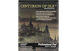 11 x 14 Linen Panels for Oil Painting 10 Sheets Paint Canvas Pad