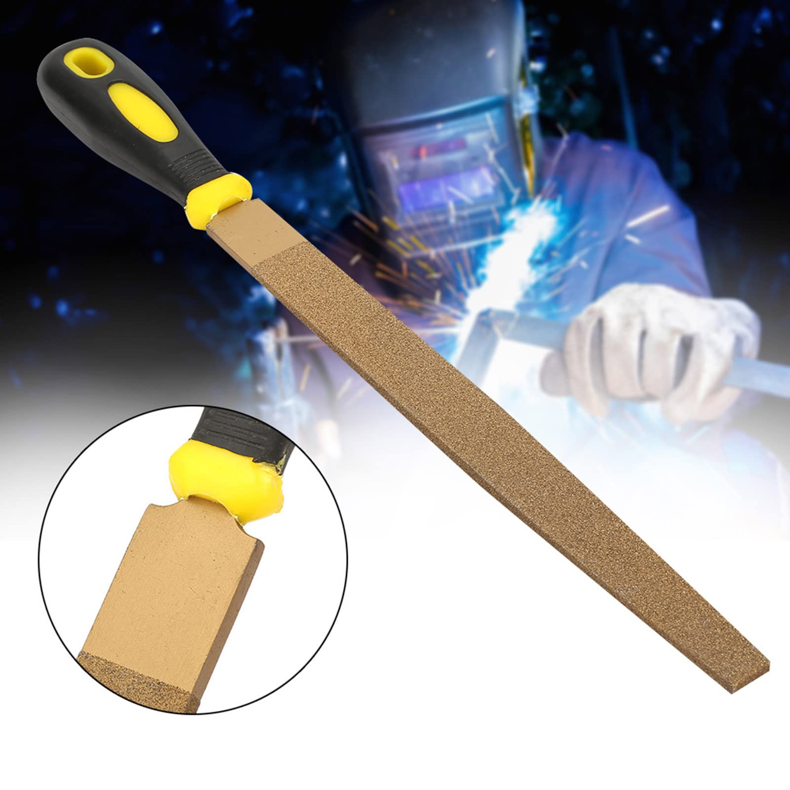 Aexit Lime Et Râpes Plates En Verre Et Diamant 10 Mm De