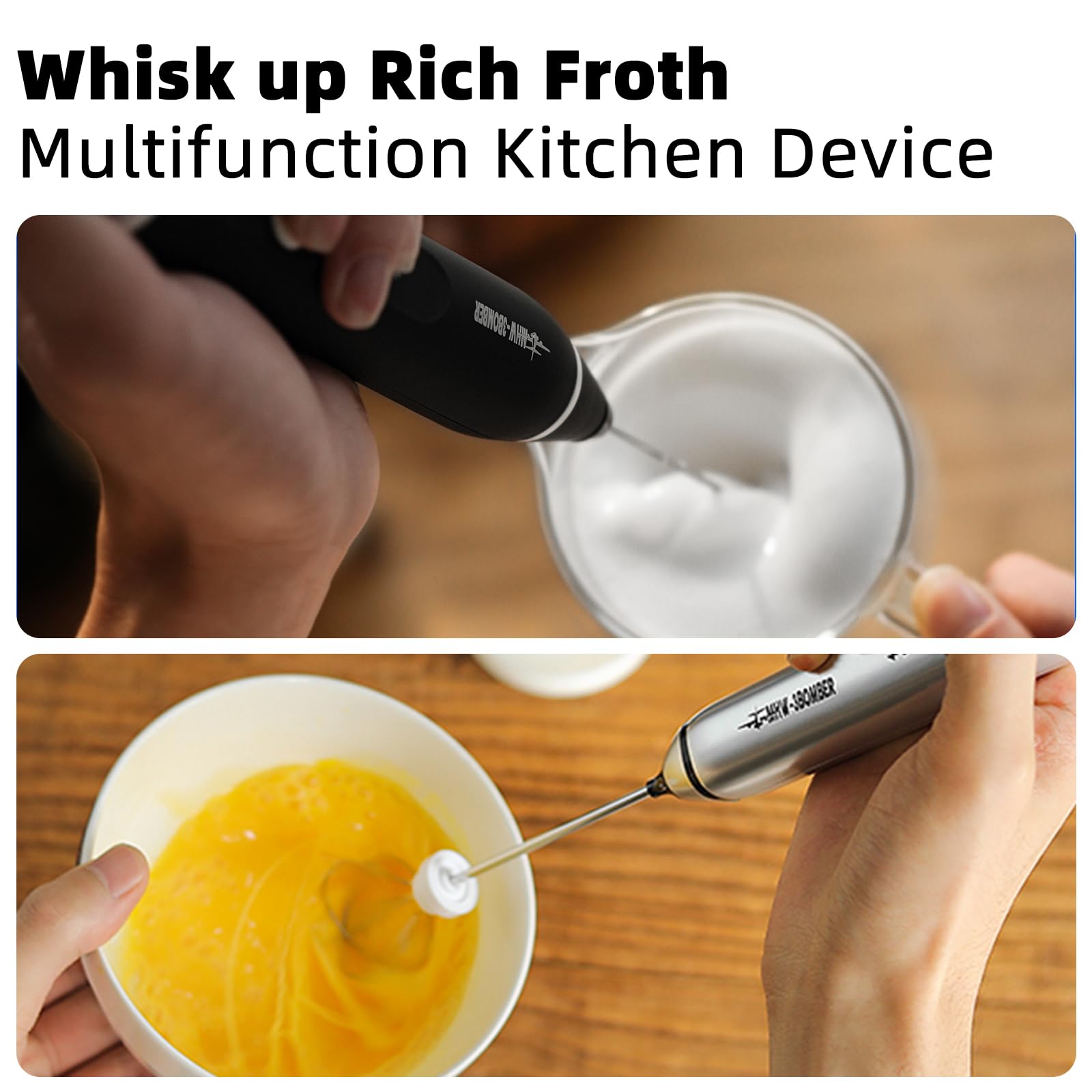 MHW-3BOMBER Melkopschuimen kan 12 oz/350 ml melkopschuimer kop espresso