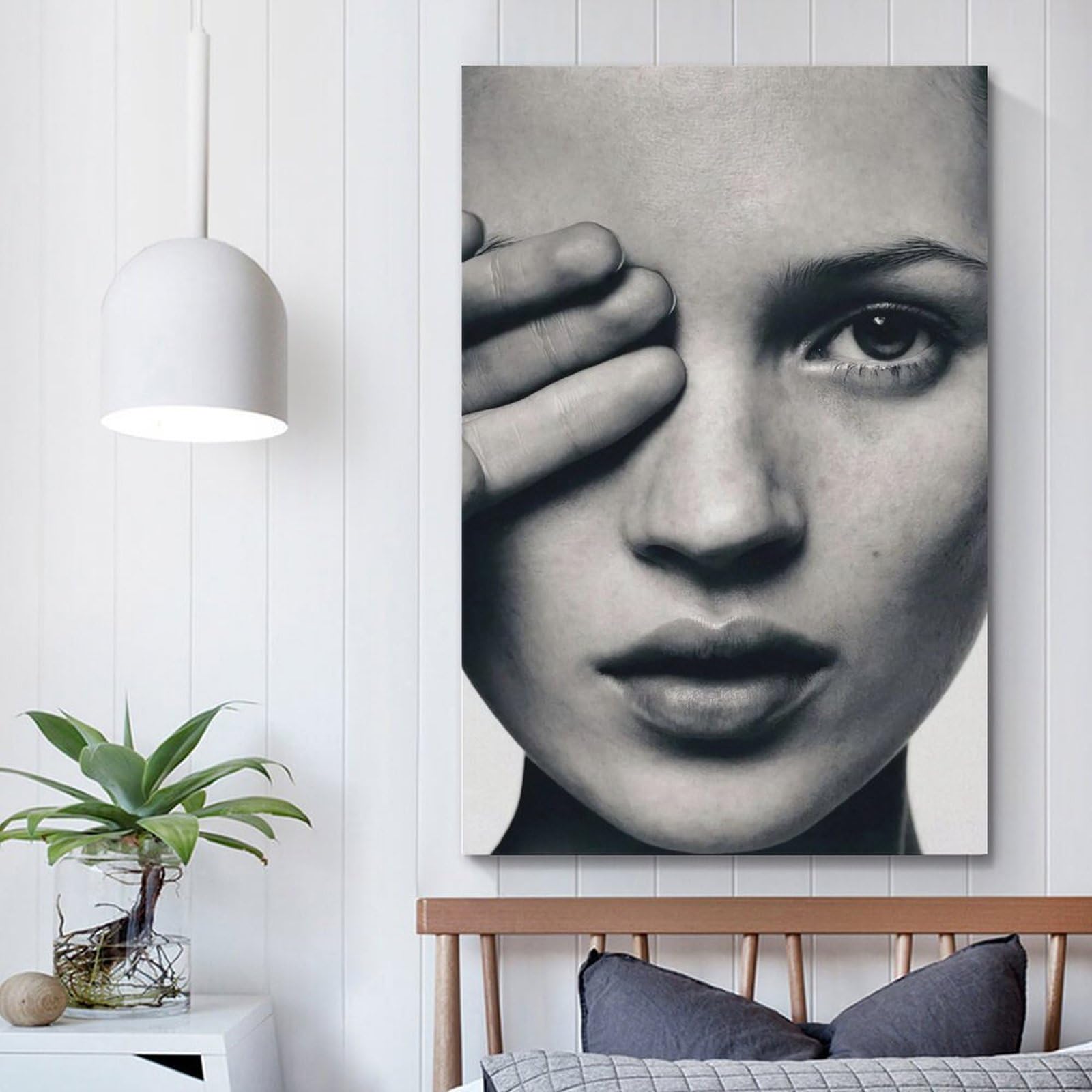 Poster Su Tela Kate Moss – 30x45 Cm – Decorazione Da Parete Moderna Per Camera Da Letto, Ufficio – Senza Cornice