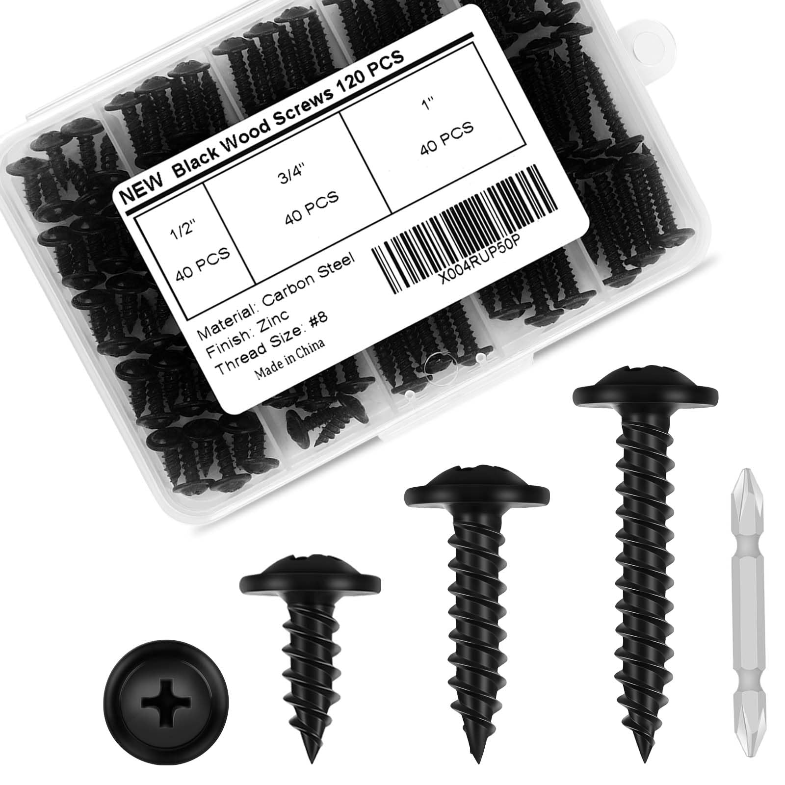 Self-Tapping Screws - 100 Pack #8 Truss Head -10 Self-Tapping Screws - 100 Pack #8 Truss Head -10