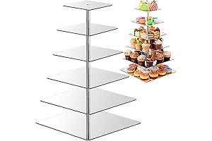 Jinei 6 Tier Cupcake Stand - A Stunning Presentation for Your Sweet Treats
