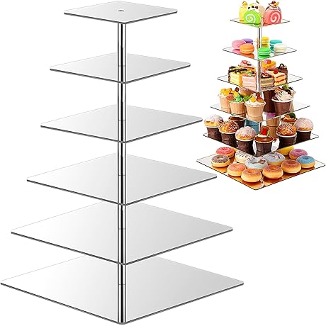 Jinei 6 Tier Cupcake Stand - A Stunning Presentation for Your Sweet Treats