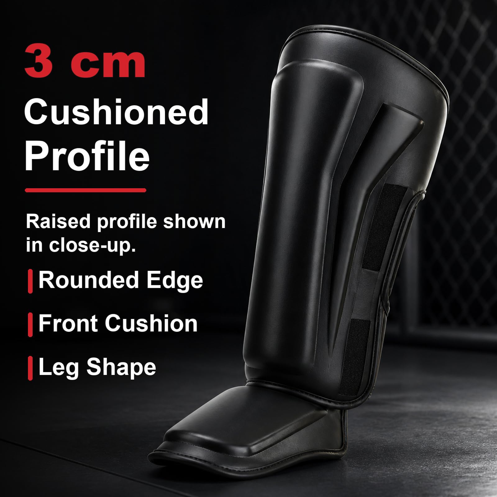 Piedi Protezione Shin Guard,Parastinchi Piedi Protezione Shin Guard,Parastinchi Karate,Regolabili,vestibilità Sicura,Comodo,per Boxe,Taekwondo,Muay Thai,Sport da Combattimento