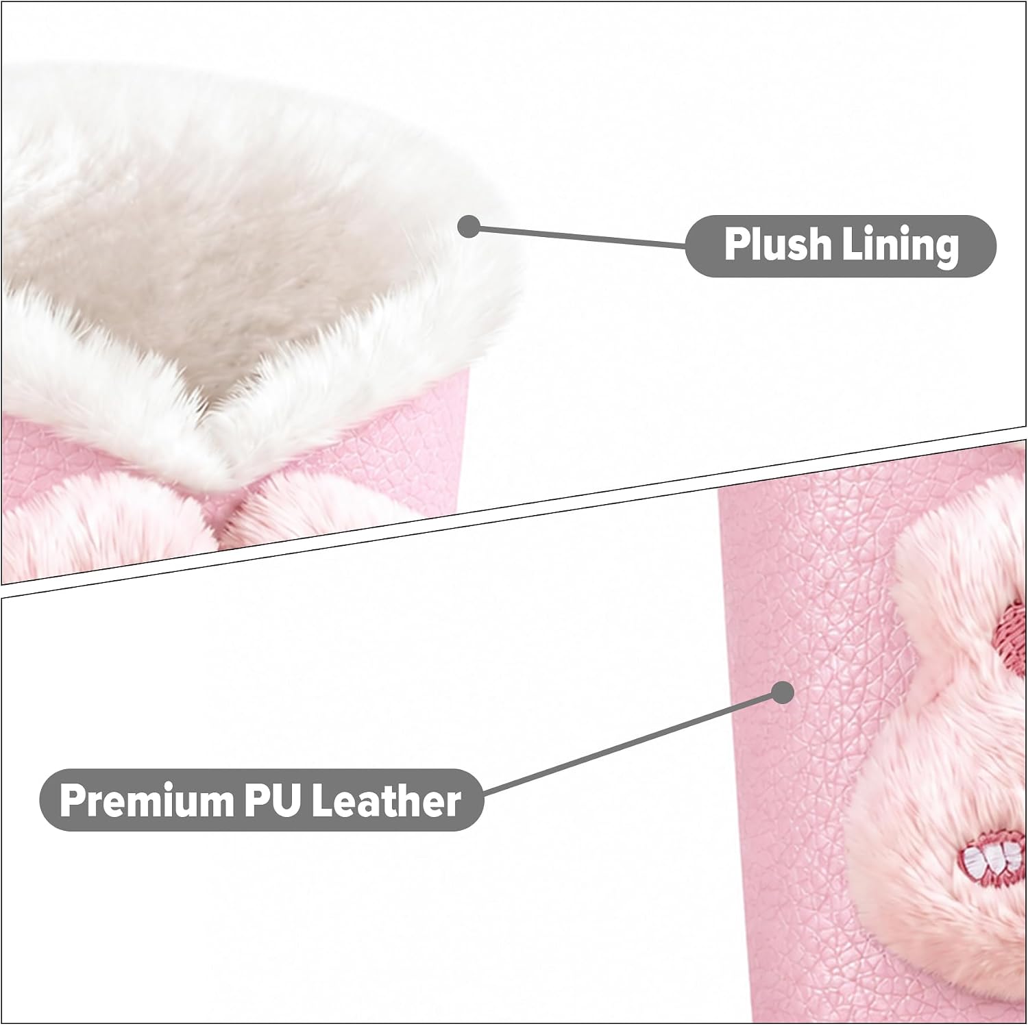 Pack of 2 Unique Plush Lined Eyeglasses Holder Stand Protective Glasses Case For Desks Or Nightstands image 3