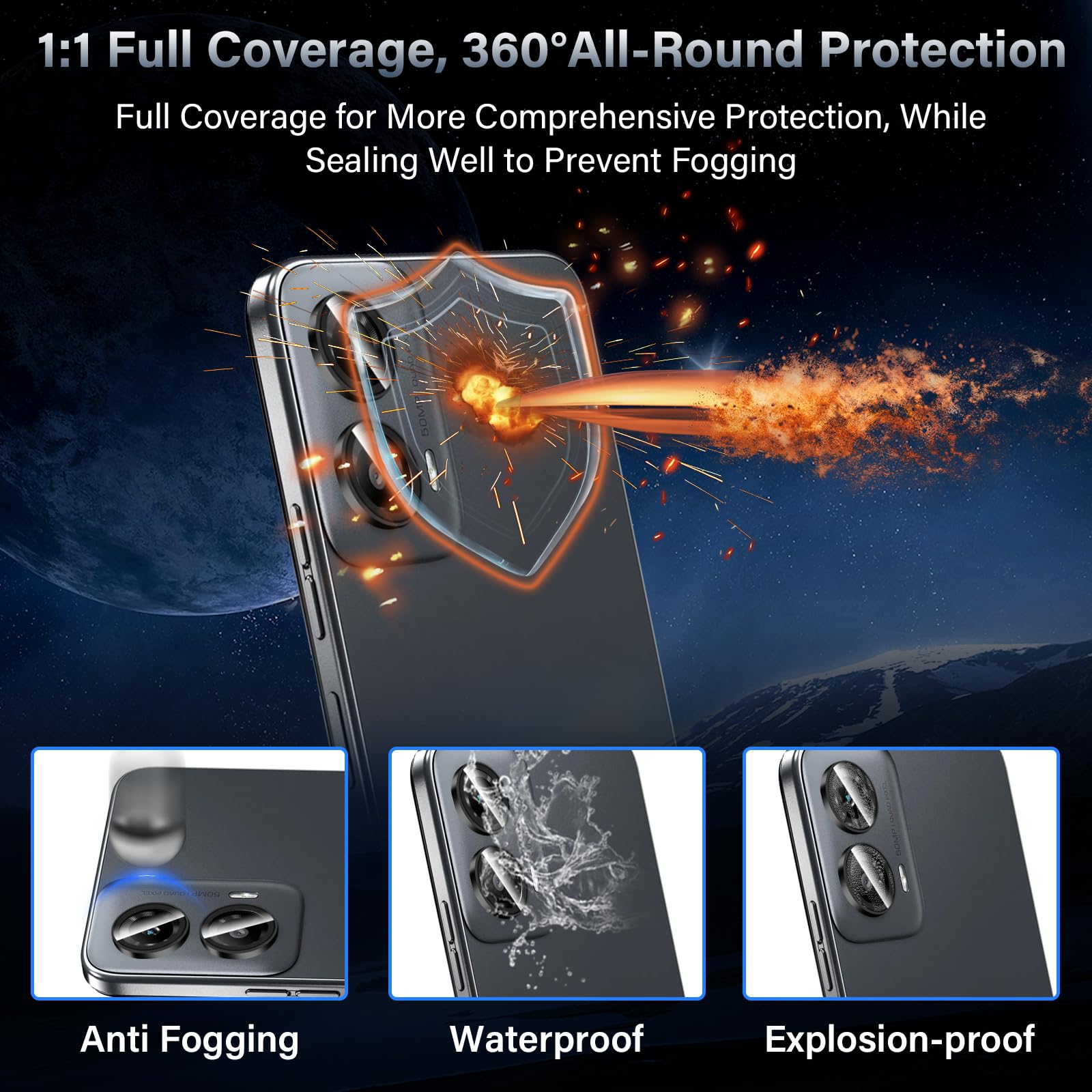 Mr.Shield Protetor De Tela Compatível Com Motorola Moto G45 5G/G34 5G