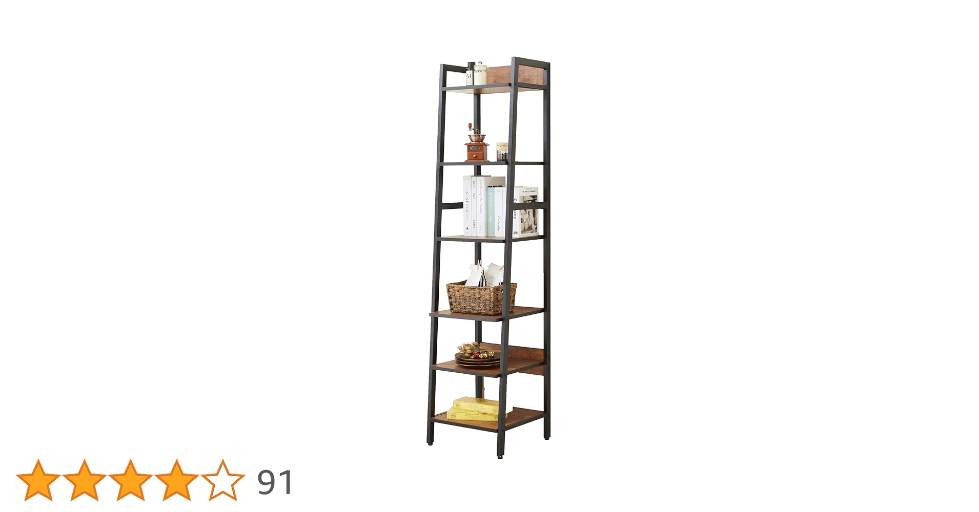 ドウシシャ ビスカーナ スリムラック 幅40cm 6段 Amazon｜ドウシシャ ビスカーナ スリムラック 幅40cm 6段 棚