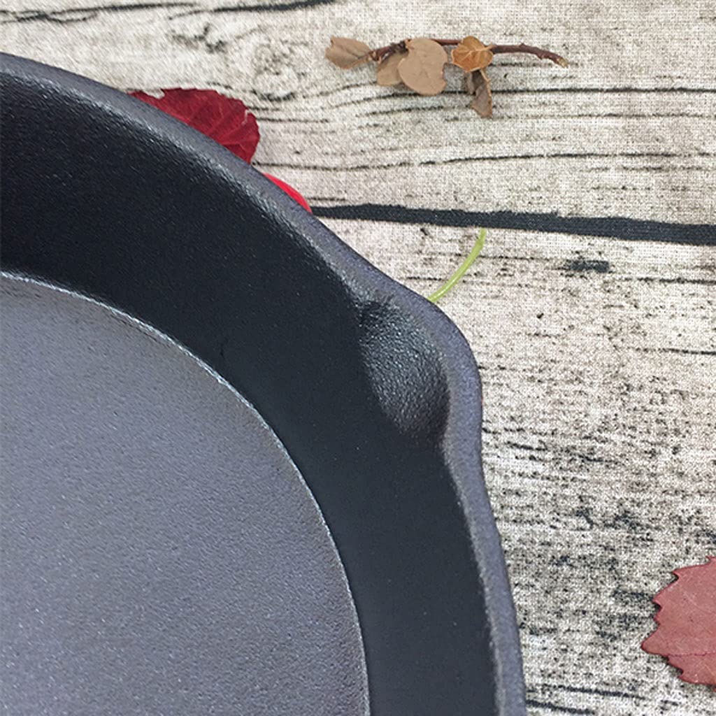 Nieprzywierająca patelnia patelnia patelnia żeliwna patelnia do gotowania przeciwoparzeniowa uchwyt patelnia do gotowania patelnia do gotowania jajka rolka patelnia nadaje się do restauracji kuchni domów - czarna 25 cm nieprzywierająca patelnia do jajek o