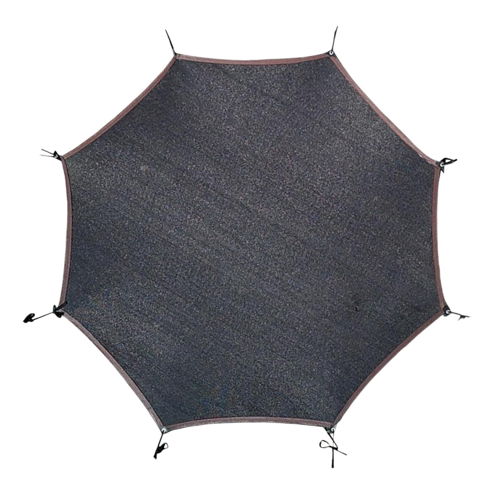 Yidueace Trampoline Shade Cover - 8 Poles UV Protection Trampoline Sunshade Cover, For Outdoor Backyard Playground Garden Sun Protection Dust Proof