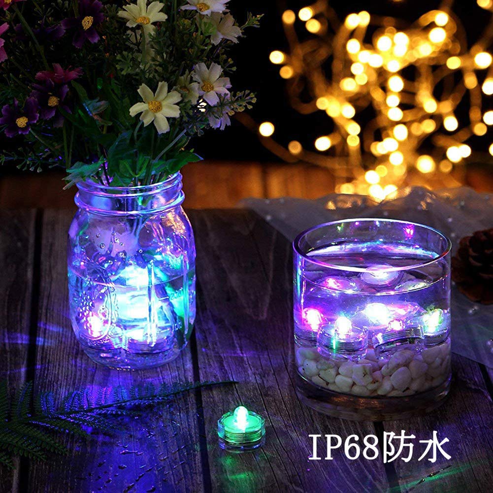 Amazon.co.jp: LED潜水ライトRGB光るライト防水水中ライト花瓶