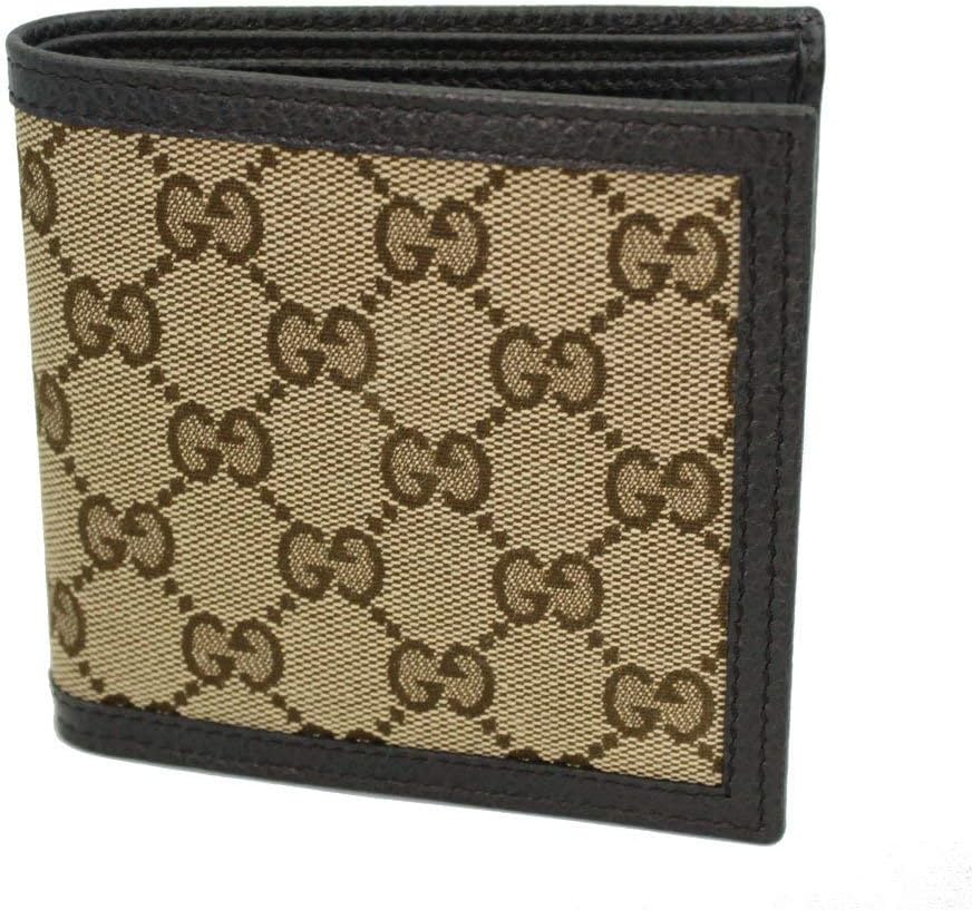 Gucci Men's Beige GG Canvas Bi-fold Wallet 150413 KY9LN 9903