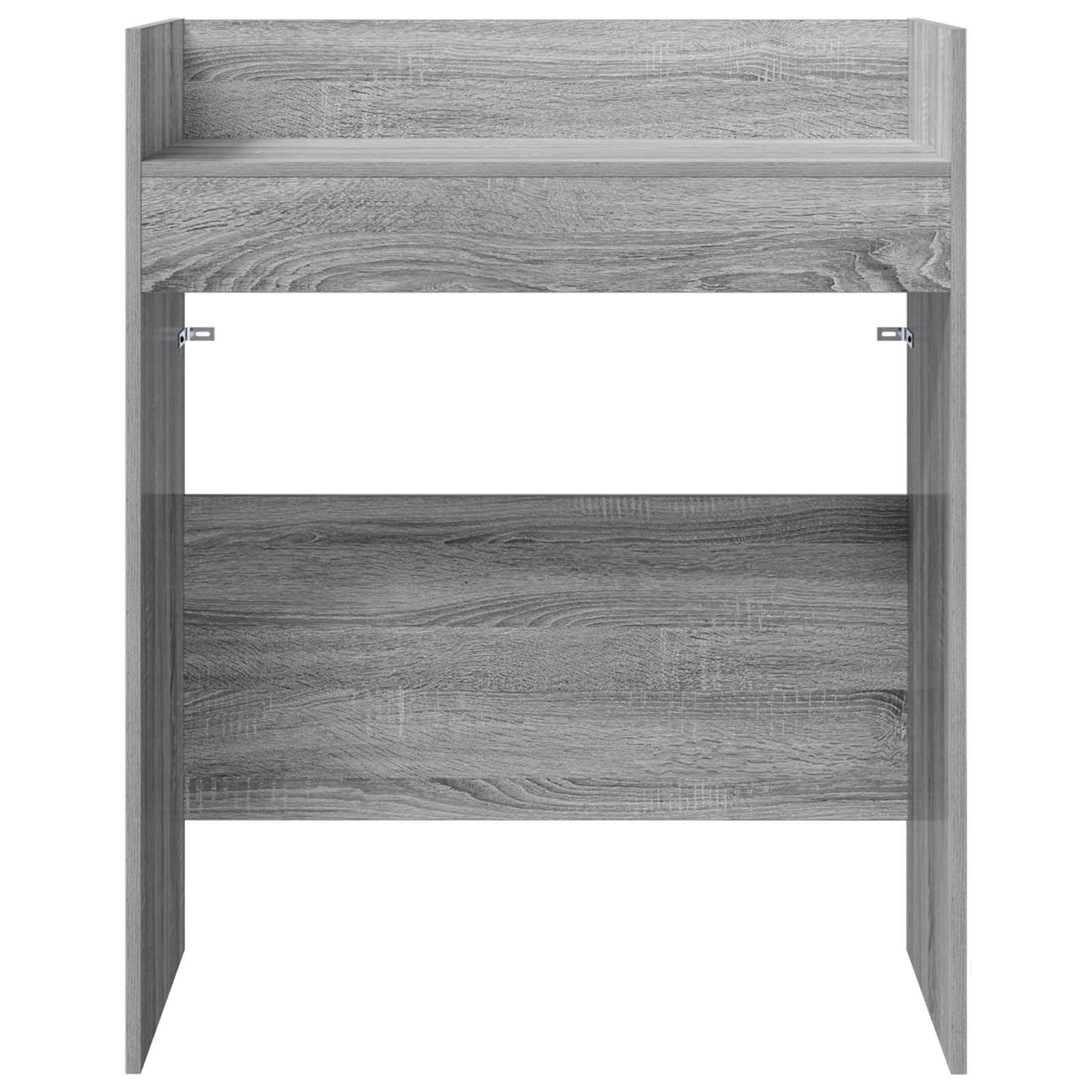 DJ Tisch, Sonoma-Grau, Pult für Audio-Equipment, 62 x 45 x 102 cm
