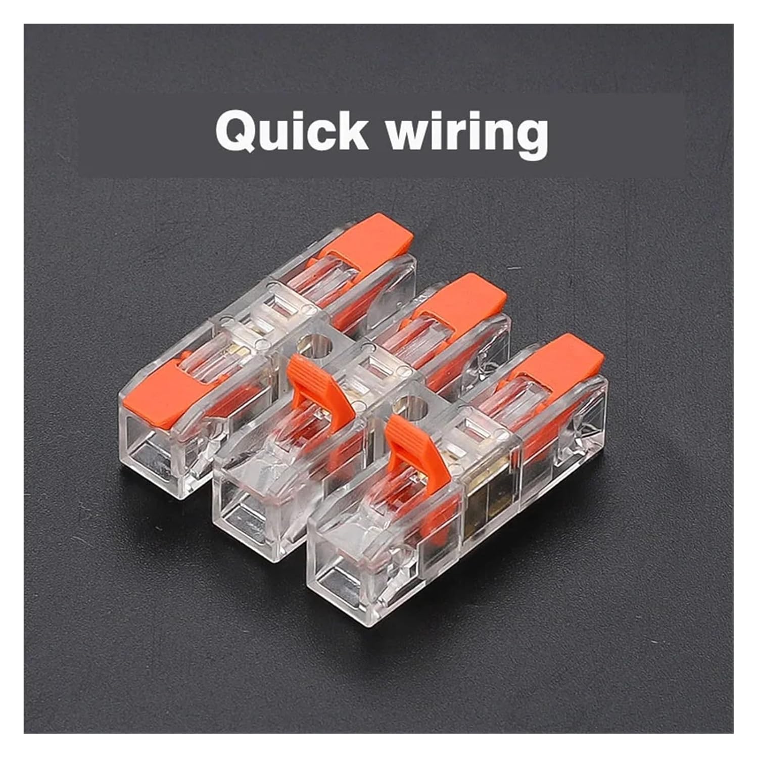 Wiring Terminal Quick Press Type Electrical Docking 2-12 Pin Screw Fixing Compact Wire Connector Push-in Block(DF-3012-12,10Pcs)