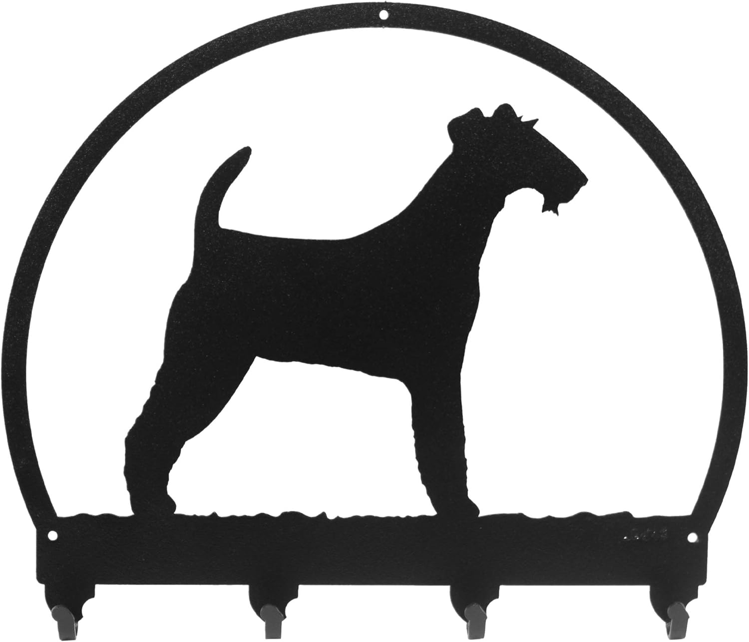 SWEN Products Irish Terrier Metal Key Chain Hanger - Leash Holder