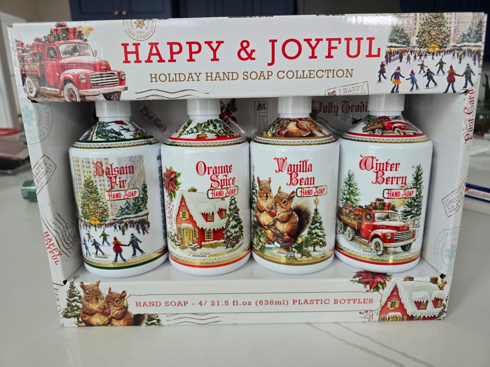 Amazon.com : Happy and Joyful Handsoap Christmas Collection