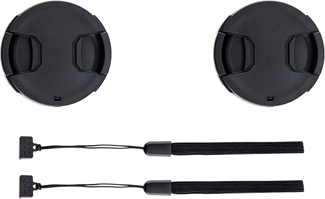 PROfezzion 40.5mm Front Lens Cap Cover with Deluxe Cap Keeper for Sony ZV-1F A6000 A6100 A6300 A6400 A6500 A5100 A5000 A7C with Sony E PZ 16-50mm or FE 28-60mm Kit Lens (2 Packs)