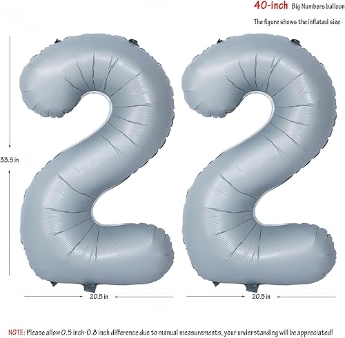 Vista 38 de 40" Macaron purple Number Balloons Helium Foil Mylar Balloon Birthday Party banquet Decoration 9