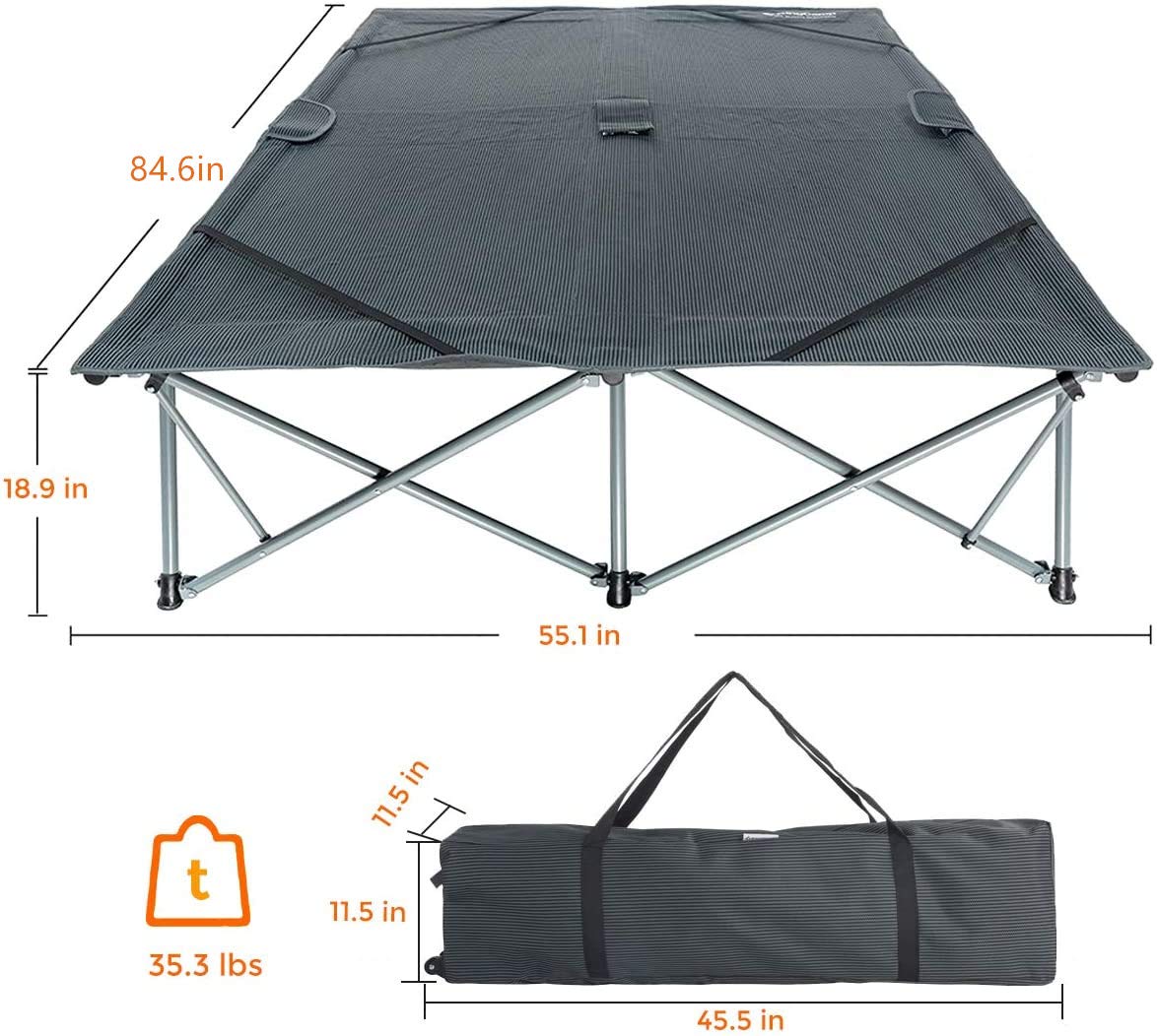 double camping cot