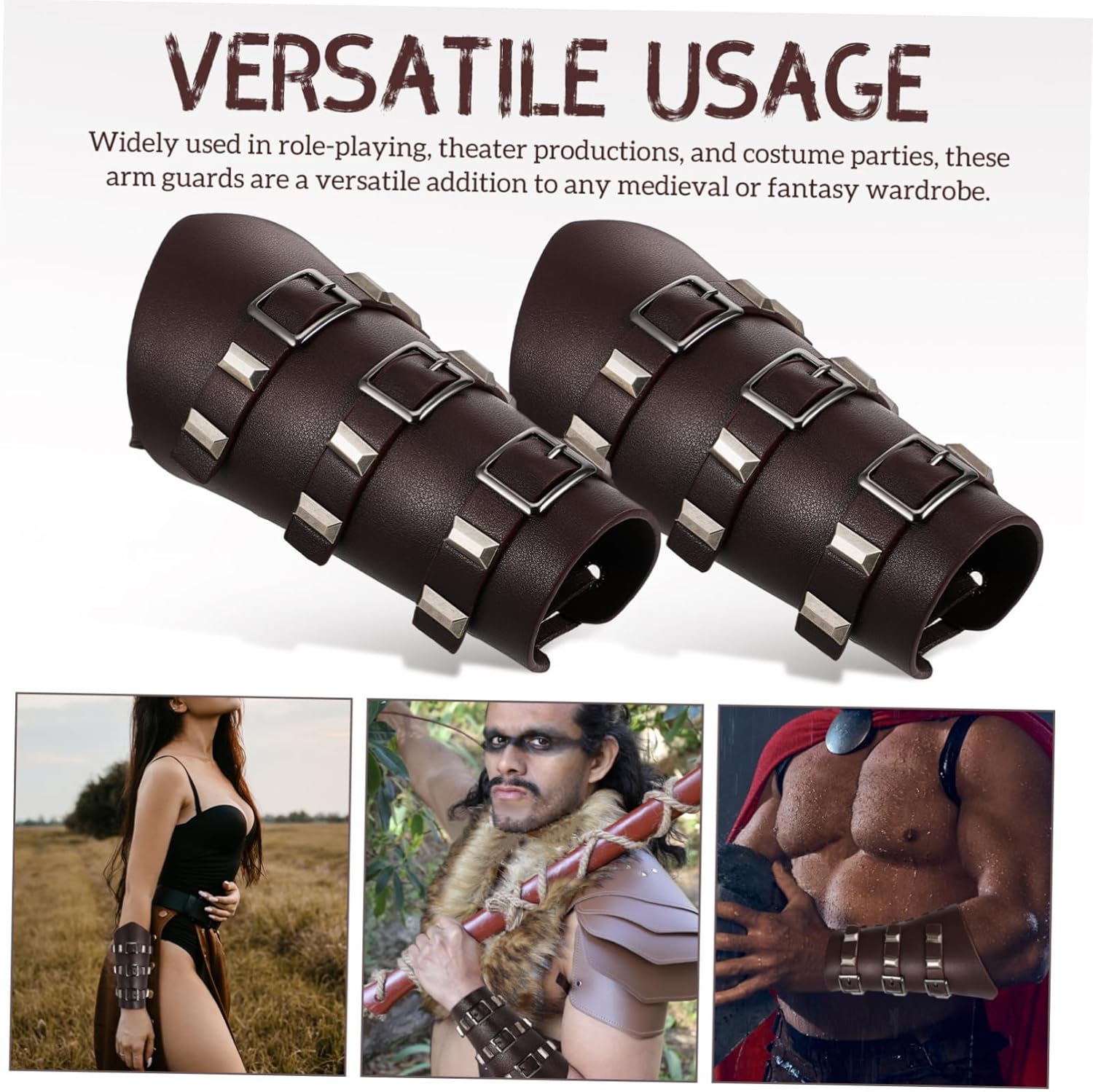 LIFKOME Wristband Medieval Costume Arm Guard Medieval Accessories Medieval Arm Bands Medieval Arm Decor Bracer
