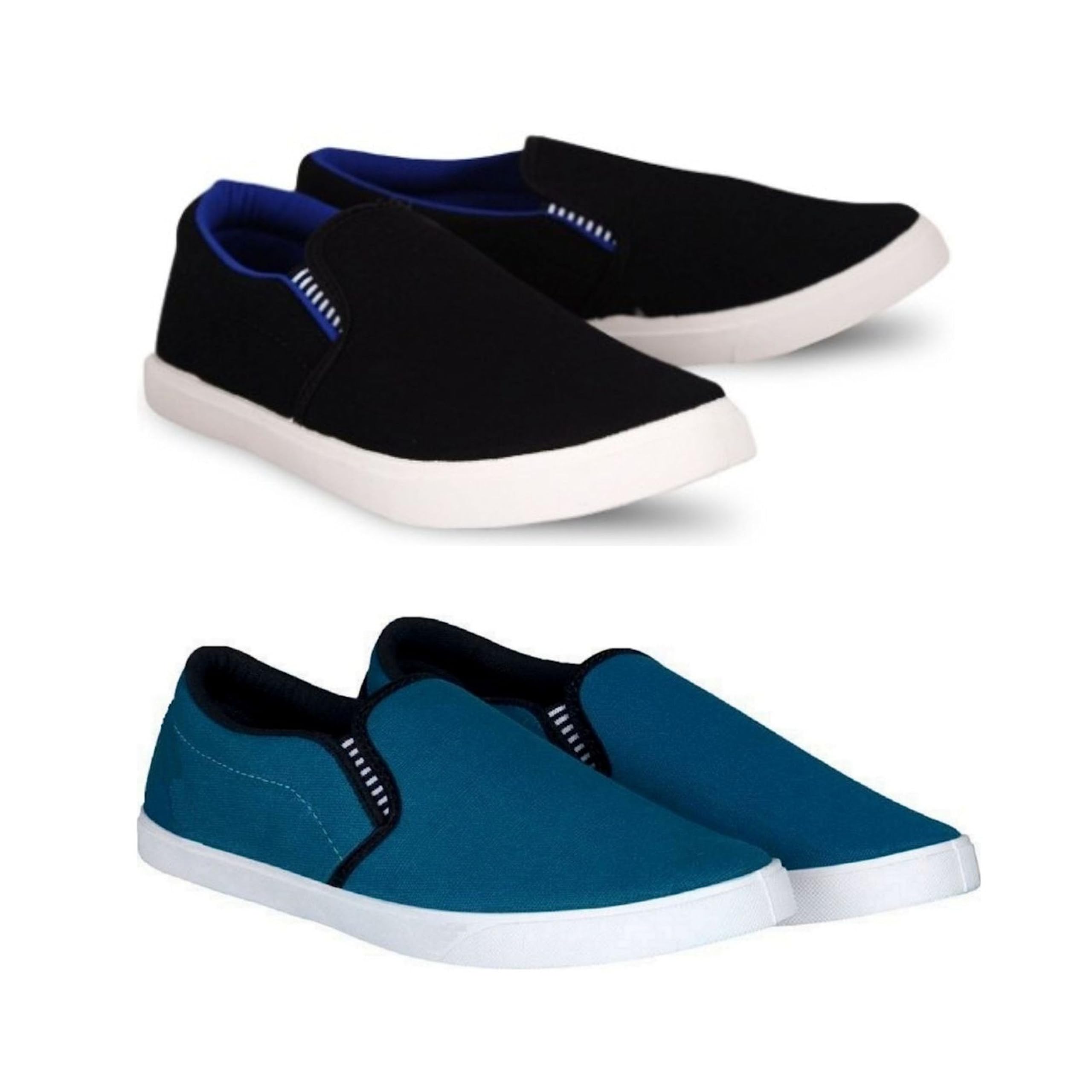 hotstyle Premium Casual Shoes Slip On Sneakers for Men |Combo Pack of 2|176-picture-6