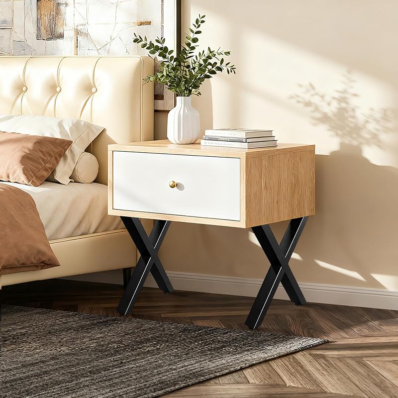 Jahof Asztalláb Fém Fekete 40cm Ipari X-Alakú Állítható Terhelhetõ 2db
