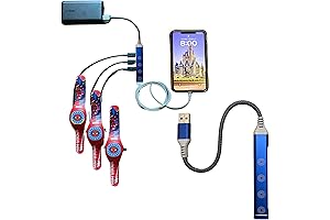 MultiCharger for MagicBand+, MagicBand & Magic Band Compatible with FuelRod and Other...