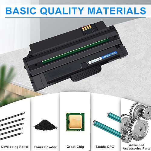Miniatura 4 de NineLeaf Cartucho de tóner compatible con D105L MLT-D105L de alto rendimiento compatible con impresora Samsung SCX-4623F SCX-4600 ML-2525 ML-2525W
