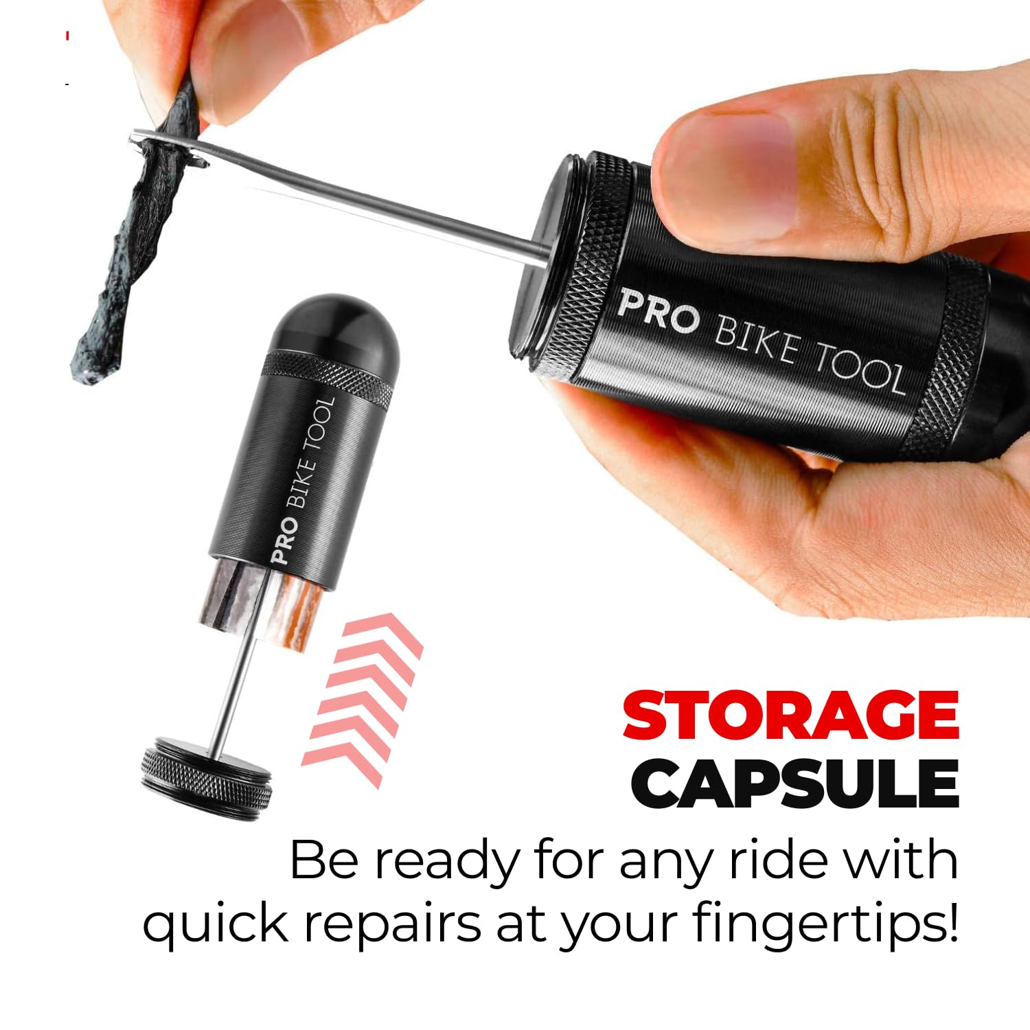 Amazon | PRO Bike Tool チューブレス自転車タイヤ修理キット ブラック